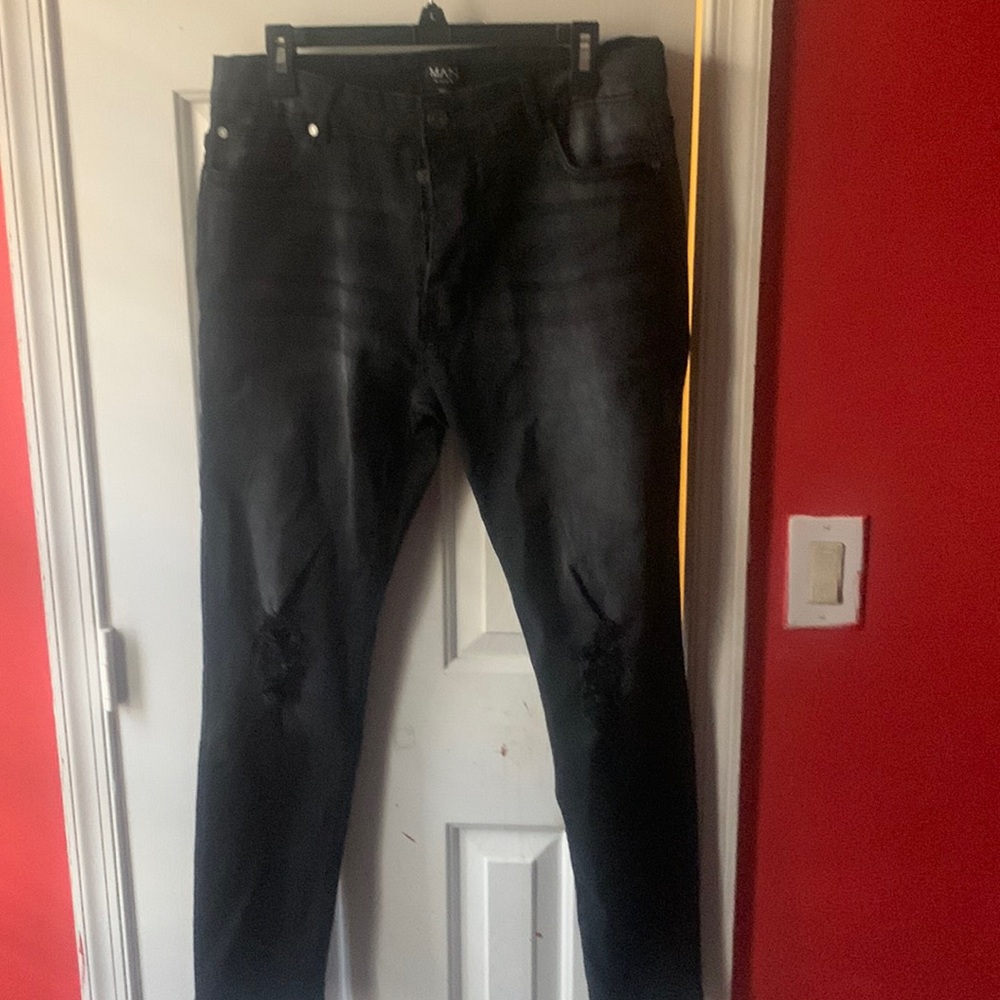 Boohoo man black slim jeans